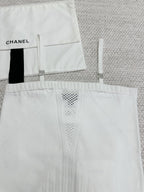 CC Sport Bra White Wool Viscose