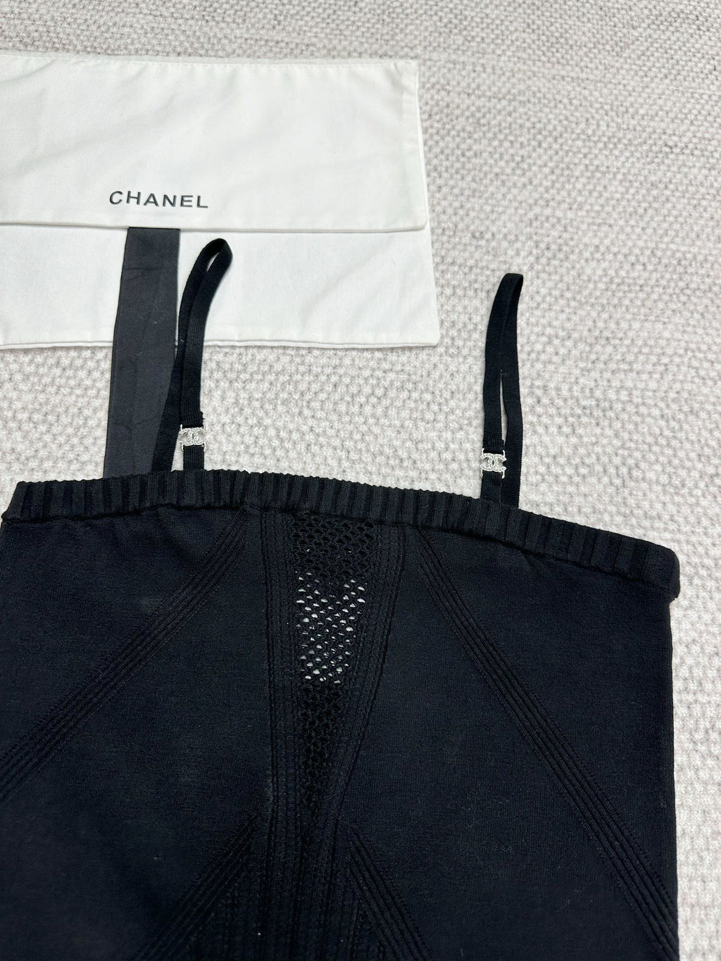 CC Sport Bra Black Wool Viscose