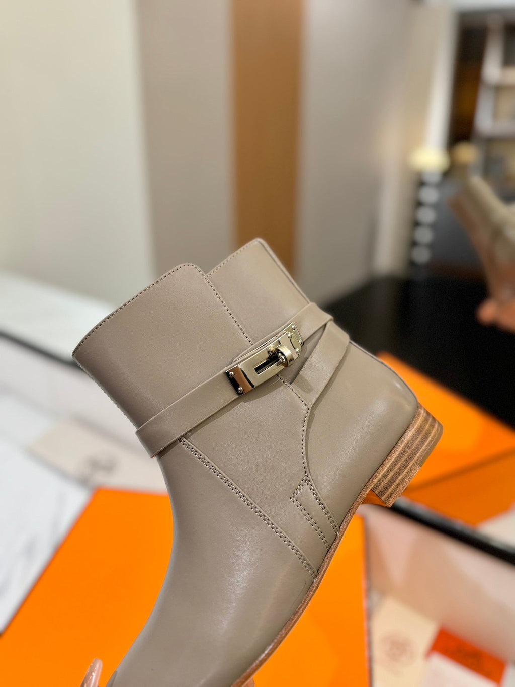 HM Neo Ankle Boot 15mm Light Brown Cowhide  960832