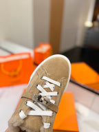 HM Day Sneaker Light Brown With Wool Lining Suede 983048