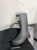 CC High Boots Black Natural Rubber 949646