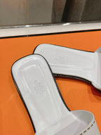 Idioma Sandal White Calfskin
