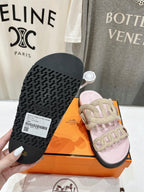 EXTRA SANDAL PASTEL PINK CALFSKIN