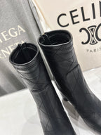 CD Ankle Boots 85mm Black Lambskin