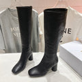 CD High Boots 85mm Black Lambskin