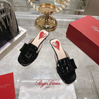 Belle Viv Mules Black Lambskin 334647
