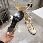 CD 26 Heel Mary Jane 40 Ivory Patent Leather 592224