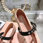 Miu 26s Ballerinas Light Pink Suede 679779