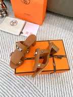 HM Invincible 50 Sandal Brown Lambskin 963263