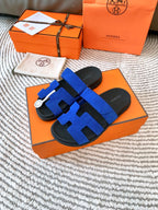 HM Chypre Sandal Blue Suede  963543