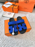 HM Chypre Sandal Blue Suede  963543