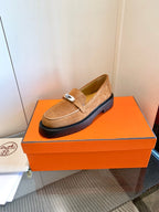 HM Icone Loafer Caramel Suede  963168