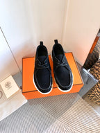 HM Increase Sneaker In Black Suede 993283