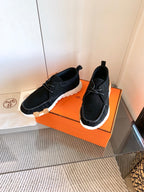 HM Increase Sneaker In Black Suede 993283
