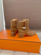 HM Frenchie 50 Ankle Boot Brown Suede 464345