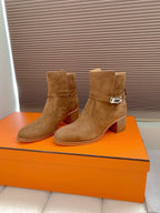 HM Frenchie 50 Ankle Boot Brown Suede 464345