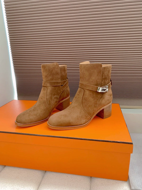 HM Frenchie 50 Ankle Boot Brown Suede 464345