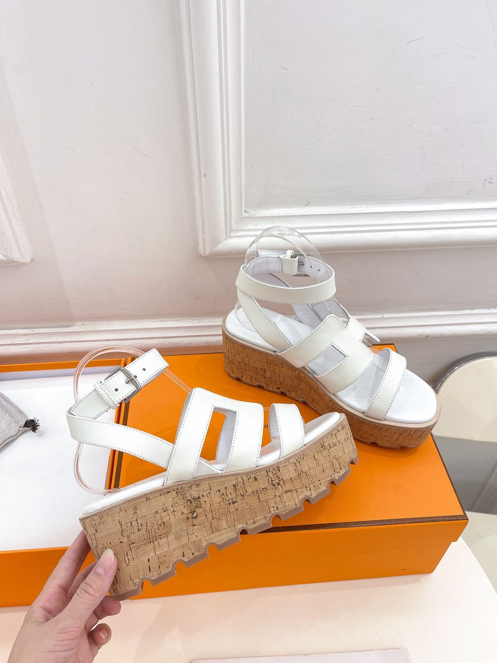 Havane 30 Sandal White