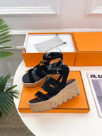 Havane 30 Sandal Black Suede