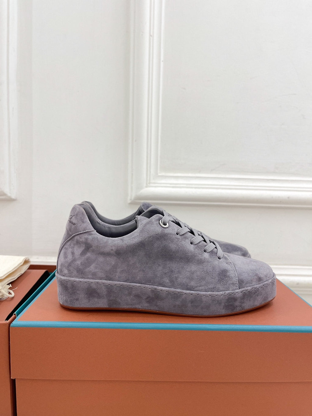 LP Nuage Sneaker In Grey Suede  988281