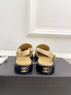 CC 25S Slingback Loafer Beiege Calfskin