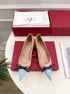 VT 25 Bepointy Pump 4.5cm Nude Blue Lambskin 325527