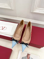 VT 25 Bepointy Pump 4.5cm Nude Blue Lambskin 325527