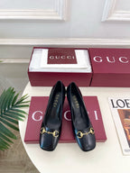 GG 26s Signora Pump 7.5cm Black Leather 640305