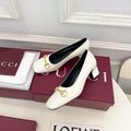 GG 26s Signora Pump 5.5cm White Leather 640311