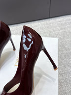 CD 26s High Heels Pump 105 Dark Burgundy Patent Leather 661477