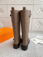 HM JAIME BOOT IN CEDAR BROWN CALFSKIN