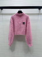 CC 26 Cropped Zip Sweater Wool 793820