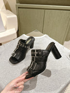 CD 26s High Heel Sandal 65 Black Lambskin 661541