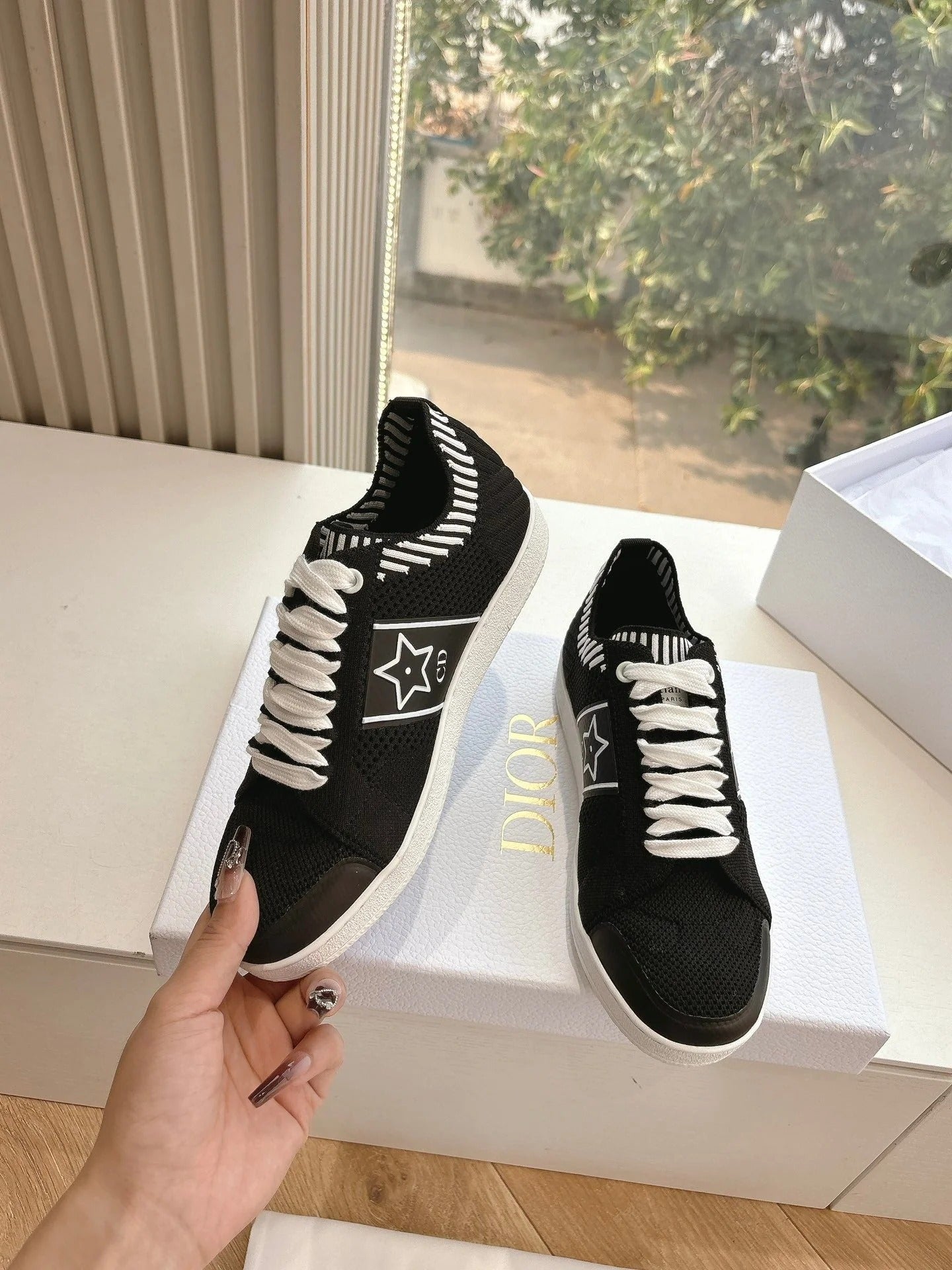 CD 26s Sneaker Black Cowhide 648335