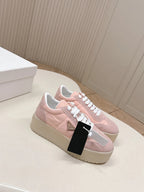 PRA 2026S Platform Sneakers 50 Pink Suede 663491