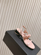 CC 26s Bow Sandals Pink Cowhide 658470