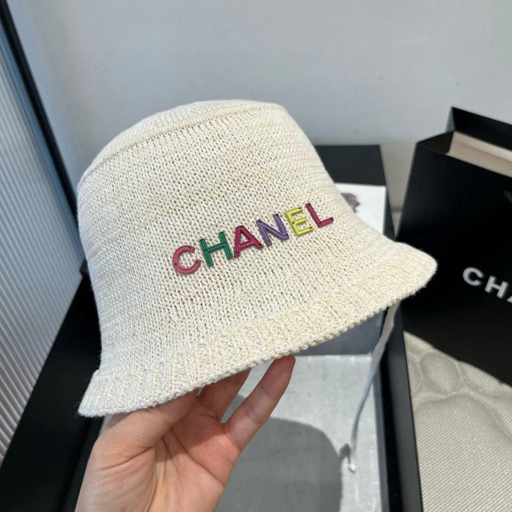 WOVEN BUCKET HAT WHITE 674001