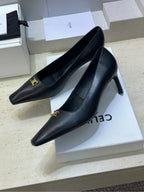 CL 26 High-Heeled Sandals Triomphe Logo 65mm Leather 762639