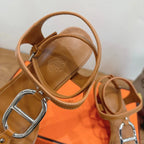 HM 26ss High-heeled Sandals 50 Brown   Leather 638531
