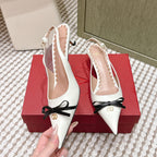 VT 26s Slingback 45 White Calfskin 612243