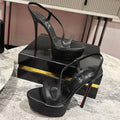 CL 2026 Rosalie Alta 150mm Sandal Black Leather 272350
