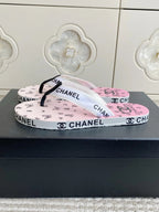 CC 26s Thong Sandals Pink Pastel Rubber Leather 647682