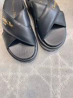 CD 26s Platform Sandals 65 Black Lambskin 644289