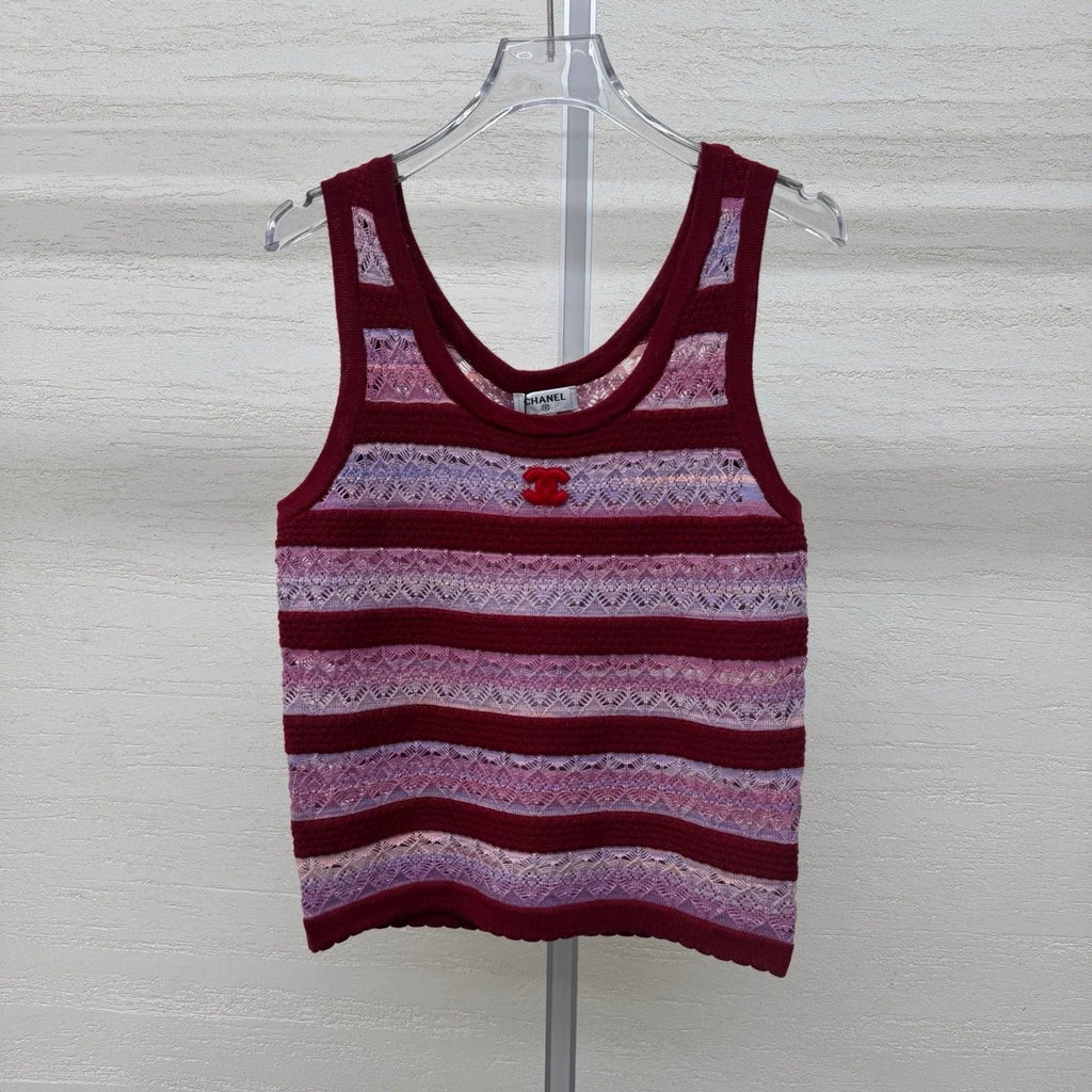 Chanel 2026 Crew Neck Vest Wool Acrylic 356917