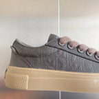 CD 26 B33 Platform Sneakers Dark Gray Monogram Cowhide 609188