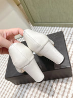 Chanel 2026 Pump Ivory And Black Lambskin 653538