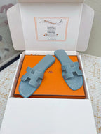 HM 26ss Oran Sandals Blue Cowhide 625042
