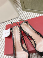 VT 26s Slingback 45 Black Patent Calfskin 612241