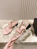 CC 26s Bow Sandals Pink Cowhide 658470