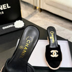 CC 2026 Wedge Sandals 65 Black Suede 667770
